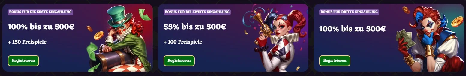 Boni und Aktionen bei Happyjokers Casino